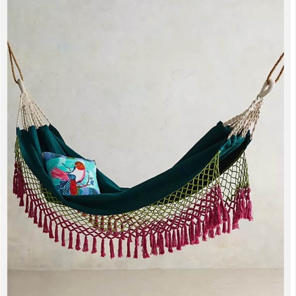 NIP Anthropologie Canyon Fringe Hammock
